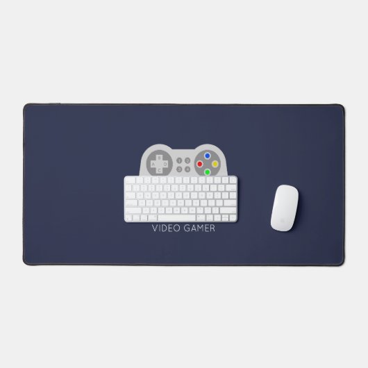 Gaming-Controller, Video-Gamer Schreibtischunterlage (Tastatur & Maus)
