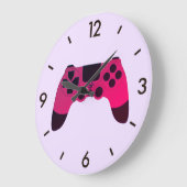 Gaming Controller Video Games Nerd Gamer Große Wanduhr (Winkel)