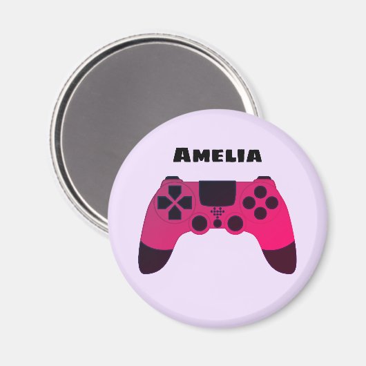 Gaming Controller Video Games Nerd Gamername Magnet (Vorderseite/Rückseite)