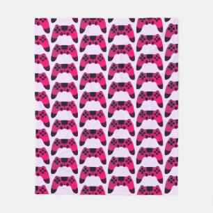 Gaming-Controller Videogames Nerd Gamer Fleecedecke