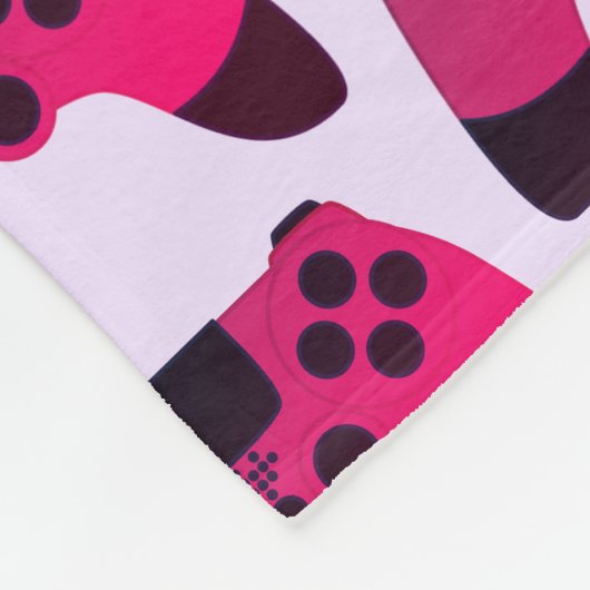 Gaming-Controller Videogames Nerd Gamer Fleecedecke (Ecke)