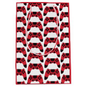 Gaming-Controller Videogames Nerd Gamer Mittlere Geschenktüte (Vorderseite)