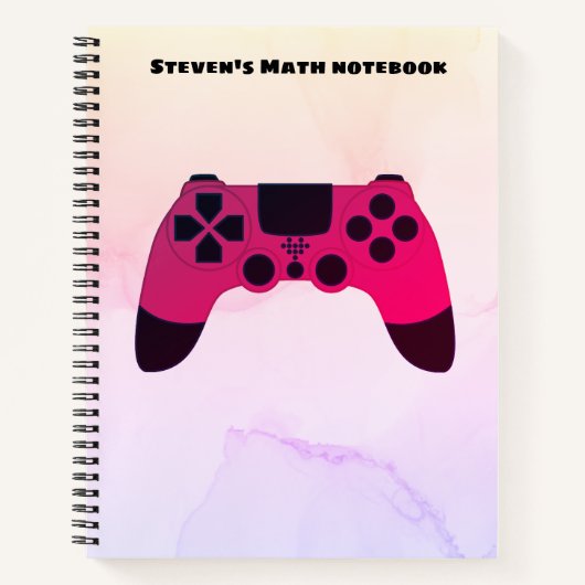 Gaming-Controller Videogames Nerd Gamer Notizblock (Vorderseite)