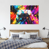 Gaming-Controller-Wandkunst Leinwanddruck (Insitu (Schlafzimmer))