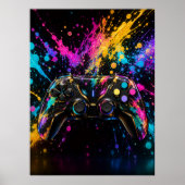 Gaming-Controller-Wandkunst Poster (Vorne)