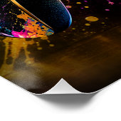 Gaming-Controller-Wandkunst Poster (Ecke)
