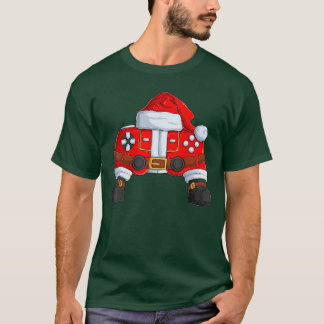 Gaming-Controller Weihnachten Santa Claus Männer J T-Shirt