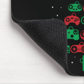 Gaming-Controller Weihnachtsbaum Gamer Party Cool Mousepad (Ecke)