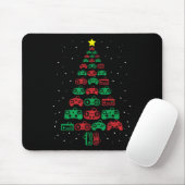 Gaming-Controller Weihnachtsbaum Gamer Party Cool Mousepad (Mit Mouse)