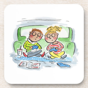 Gaming Couple Getränkeuntersetzer