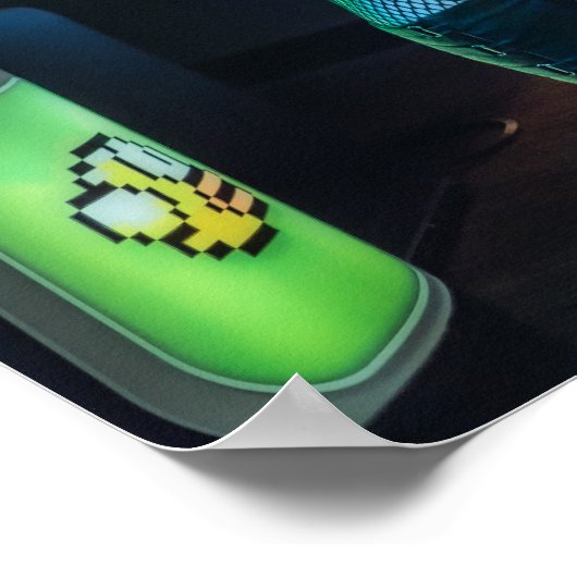 Gaming Cyberpunk Poster (Ecke)