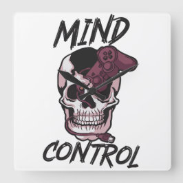 Gaming-Design für Mini-Kontrollen Quadratische Wanduhr