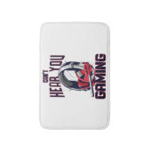 Gaming-Design mit Headset Badematte (Vorderseite Vertikal)