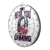 Gaming-Design mit Headset Dartscheibe (Vorderseite rechts)