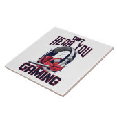 Gaming-Design mit Headset Fliese (Seite)