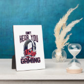 Gaming-Design mit Headset Fotoplatte (Seite)