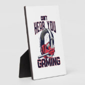 Gaming-Design mit Headset Fotoplatte (Seite)