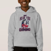 Gaming-Design mit Headset Hoodie (Vorderseite)