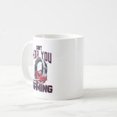 Gaming-Design mit Headset Kaffeetasse (Vorderseite Links)