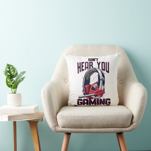 Gaming-Design mit Headset Kissen (Stuhl )