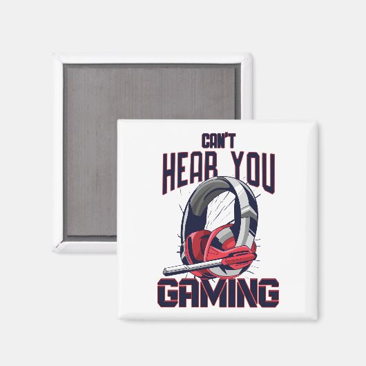 Gaming-Design mit Headset Magnet (Vorderseite/Rückseite)