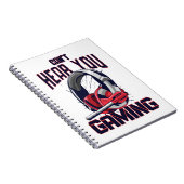 Gaming-Design mit Headset Notizblock (Rechte Seite)