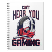 Gaming-Design mit Headset Notizblock (Vorderseite)