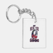 Gaming-Design mit Headset Schlüsselanhänger (Vorderseite links)