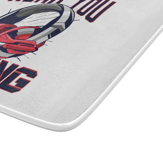 Gaming-Design mit Headset Schneidebrett (Ecke)