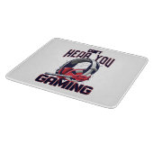 Gaming-Design mit Headset Schneidebrett (Ecke)