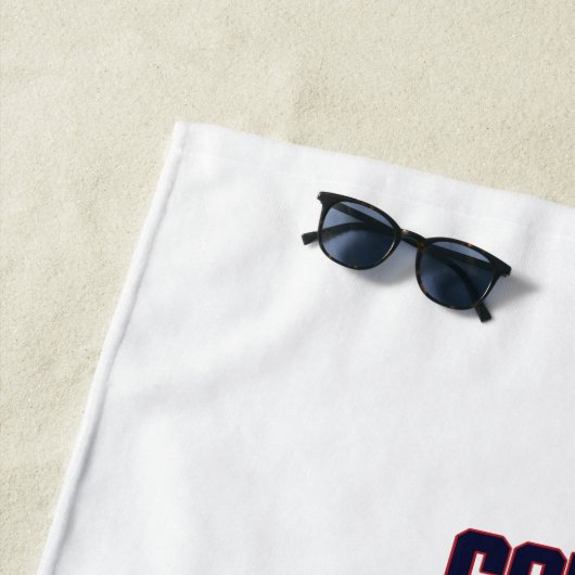 Gaming-Design mit Headset Strandtuch (Beispiel)