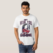 Gaming-Design mit Headset T-Shirt (Vorne ganz)