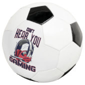 Gaming design with headset fußball (Dreiviertel)