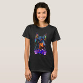 Gaming Doberman Pinscher Dog Player Video Gamer M T-Shirt (Vorne ganz)