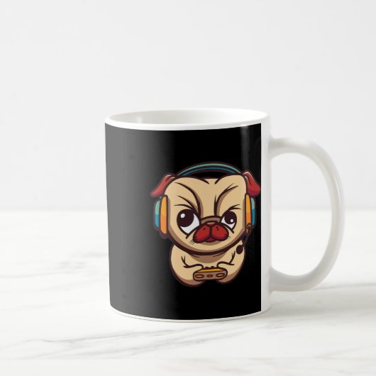 Gaming Dog Video Game PC Video Game Game Kaffeetasse (Rechts)