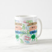 Gaming EAT SLEEP GAME REPEAT - Text anpassen Kaffeetasse (VorderseiteRechts)