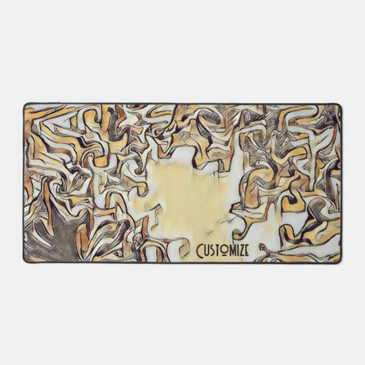Gaming Einzigartig Moderne Abstrakte Nuetrals Game Schreibtischunterlage (Vorderseite)