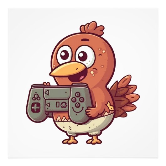 Gaming-Erntedank Fotodruck (Vorne)