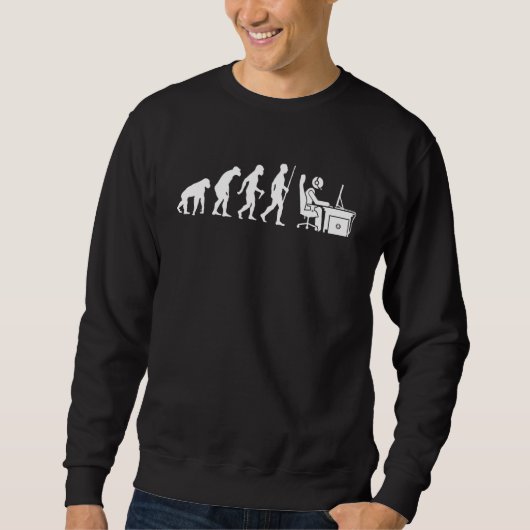 Gaming Evolution Funny Retro Video Game Console G Sweatshirt (Vorderseite)