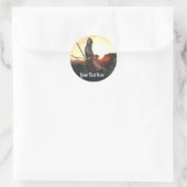 Gaming Fantasy Mittelalterlicher Ritter Runder Aufkleber (Tasche)