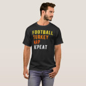 Gaming Football Turkey Nap Repeat Pumpkin Men Than T-Shirt (Vorne ganz)