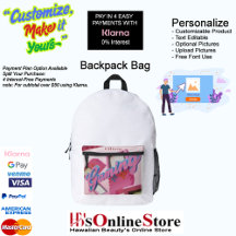 Gaming for Girls Backpack Anpassbarer Name