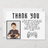 Gaming-Foto für Videospielcontroller - Geburtstag Dankeskarte (Vorderseite)