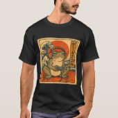 Gaming Frog Art Ukiyo-e Japanese Gamer Anime Men W T-Shirt (Vorderseite)