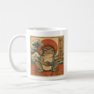 Gaming Frosch Art Ukiyo-e Japanischer Gamer Anime  Kaffeetasse