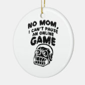 Gaming-Gambling-Geschenk Keramik Ornament (Links)