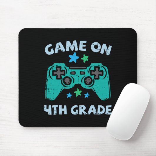 Gaming Game auf 4. Klasse 4 erste Schule G Mousepad (Mit Mouse)