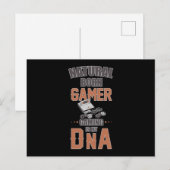 Gaming Game Gamer Video Game Console Geschenk Idee Postkarte (Vorne/Hinten)