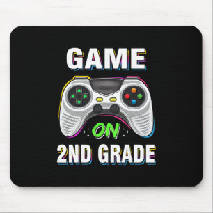Gaming Game On 2. Klasse Zweiter Erster Tag Schule Mousepad