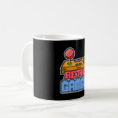 Gaming Game Retro Gamer Console Video Game-Geschen Kaffeetasse (Vorderseite Links)